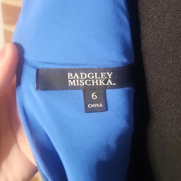 Badgley Mischka halter dress, size 6 - Picture 5 of 7